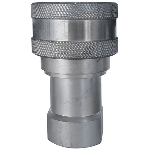 Hydraulic Quick Coupler - Stainless Steel Manual Coupler, Brass/Stainless Steel
