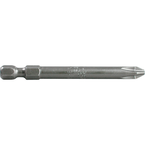 1/4" Phillips Power Drives, Phillips, #1 Tip, 1/4" Drive Size, 6" Length
