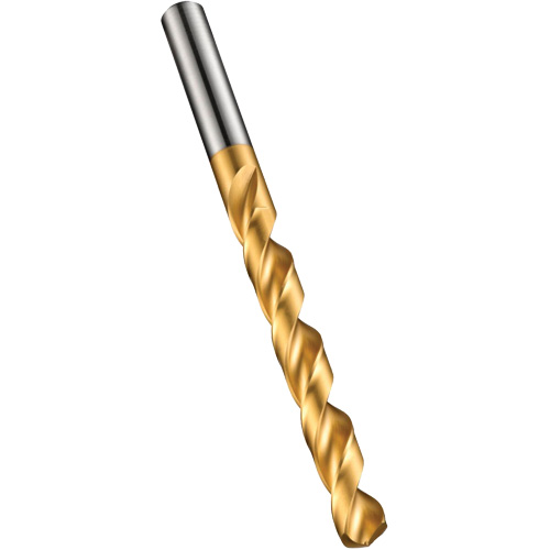 Jobber Drill Bit, High Speed Steel, 1/4", 101 mm L, 63 mm Flute, 130° Point Angle