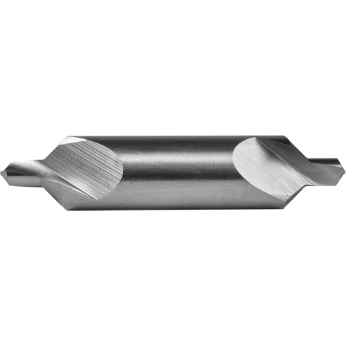 Combined Centre Drill and Countersink, #4, 0.125" Small Diameter, 5/16" Large Diameter, High Speed Steel