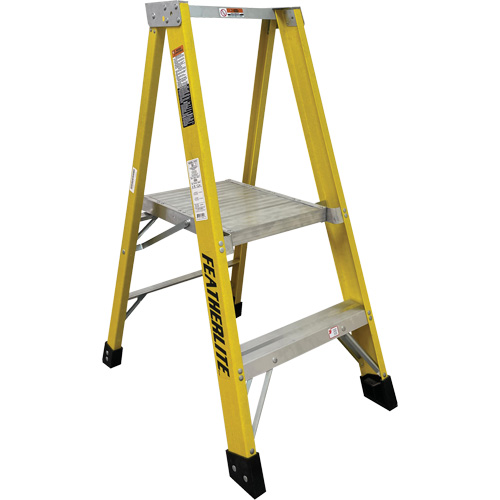 Industrial Heavy-Duty Platform Stepladders (6500 Series), 4', 300 lbs. Cap.