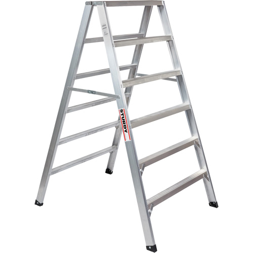 Saw Horse, 6' H x 30" W x 300 lbs. Capacity, Aluminum