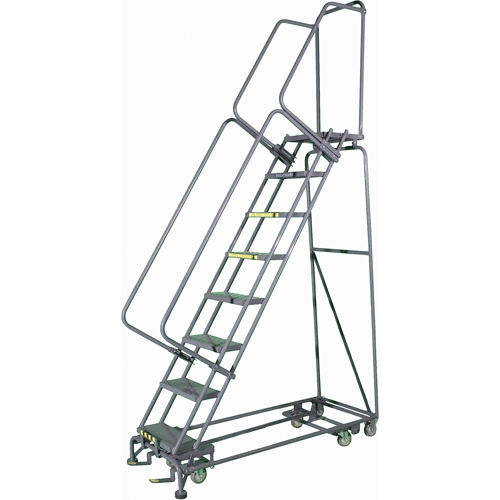 All Directional Ladders, 8 Steps, 24" Step Width, 80" Platform Height, Steel