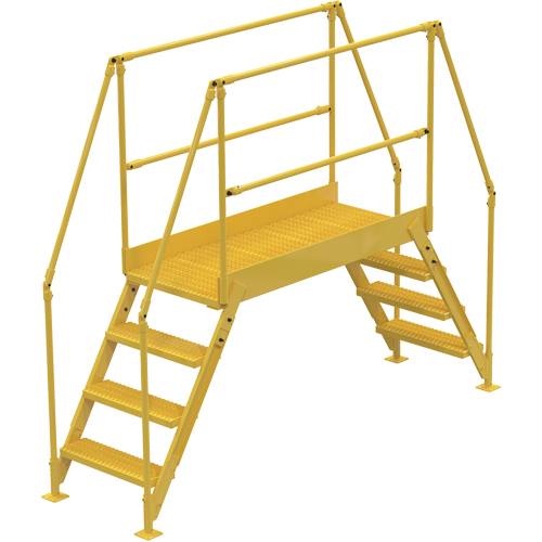 Crossover Ladder, 91 " Overall Span, 40" H x 48" D, 24" Step Width