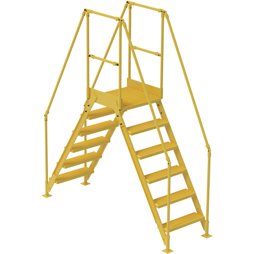 Crossover Ladder, 92" Overall Span, 60" H x 24" D, 24" Step Width