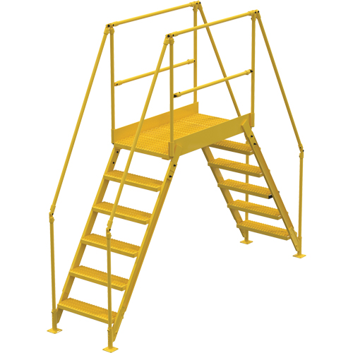 Crossover Ladder, 116" Overall Span, 60" H x 48" D, 24" Step Width