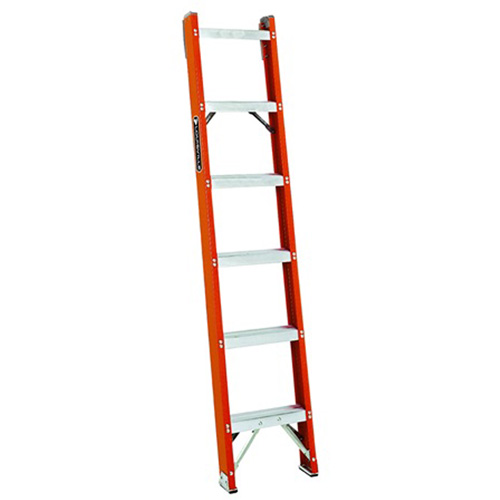 FH1000 Series Industrial Heavy-Duty Shelf Ladders, 6', Fibreglass, 300 lbs., CSA Grade 1A