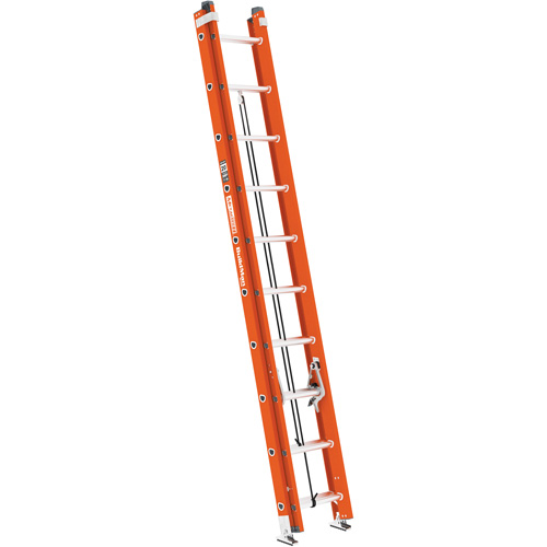 BuildMan® Extension Ladder, 300 lbs. Cap., 20' H, Grade 1A