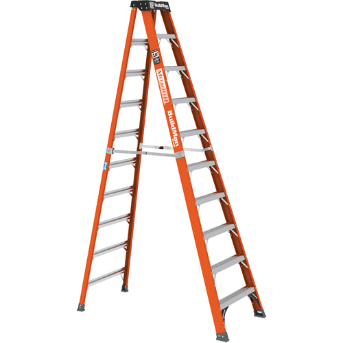 Step Ladder, 10', Fibreglass, 375 lbs. Capacity, Type 1AA