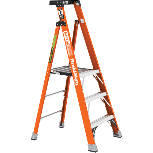 Safespace Platform Step Ladder, 3', 300 lbs. Cap.