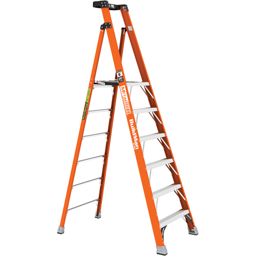Safespace Platform Step Ladder, 6', 300 lbs. Cap.