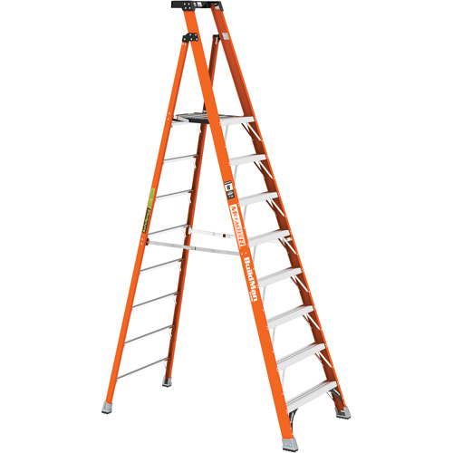 Safespace Platform Step Ladder, 8', 300 lbs. Cap.