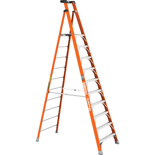Safespace Platform Step Ladder, 10', 300 lbs. Cap.