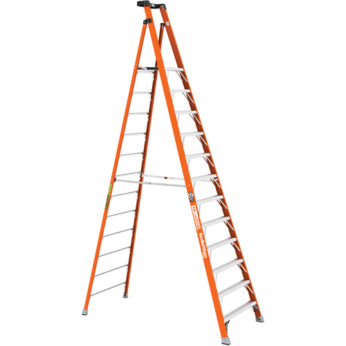 Safespace Platform Step Ladder, 12', 300 lbs. Cap.