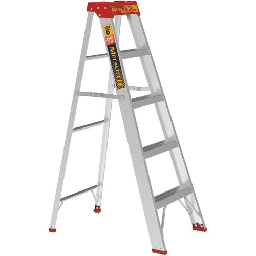 Step Ladder, 5', Aluminum, 200 lbs. Capacity, Type 3