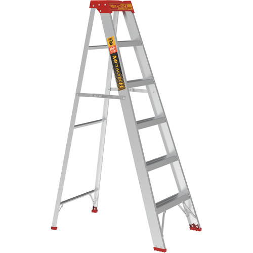 Step Ladder, 6', Aluminum, 200 lbs. Capacity, Type 3