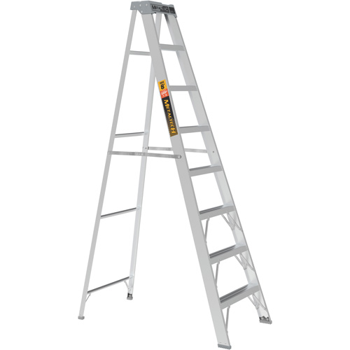 Step Ladder, 8', Aluminum, 225 lbs. Capacity, Type 2