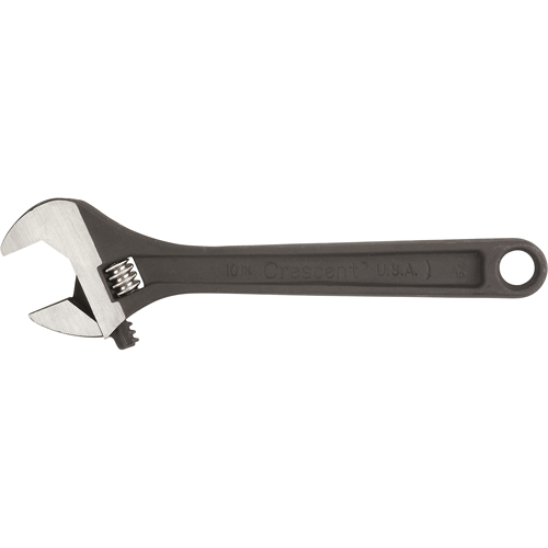 Crescent Adjustable Wrenches, 6" L, 15/16" Max Width, Black
