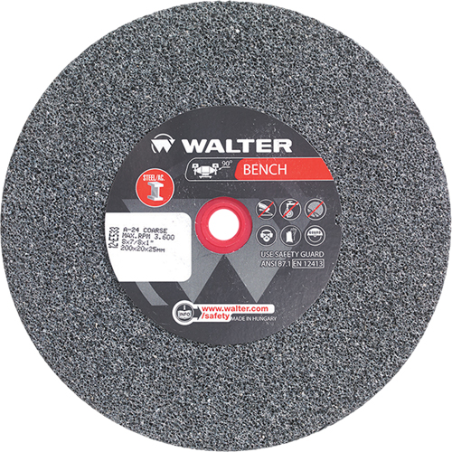 Bench Grinding Wheels, 8" x 7/8", 1" Arbor, 1