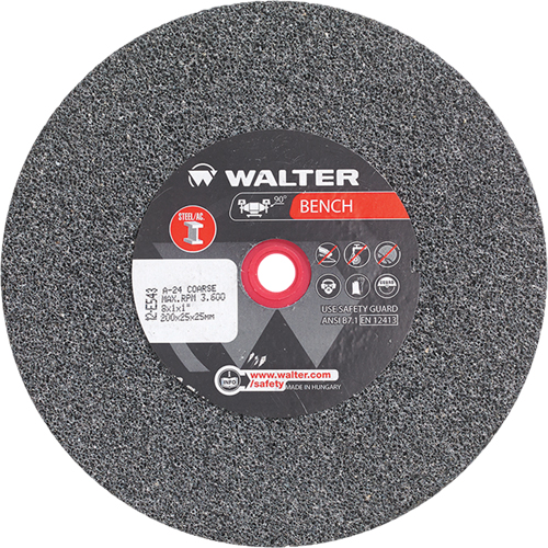 Bench Grinding Wheels, 8" x 1", 1" Arbor, 1