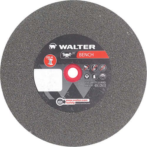Bench Grinding Wheels, 8" x 1-1/4", 1" Arbor, 1
