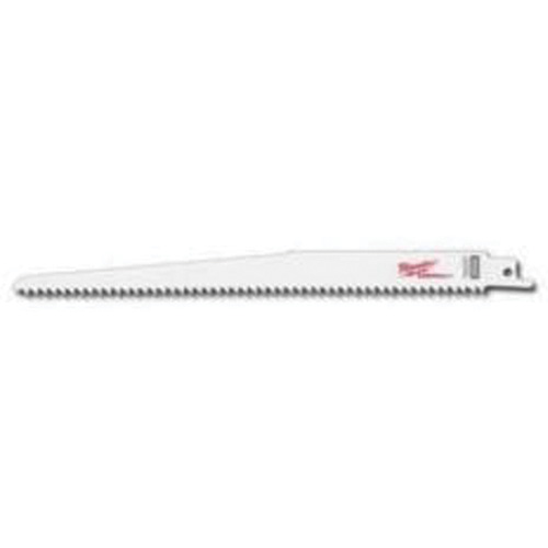 Fleam Ground Sawzall® Reciprocating Blade, Bi-Metal, 6 TPI, 9" L x 3/4" W