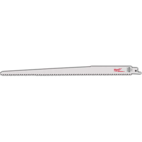 Fleam Ground Sawzall® Reciprocating Blade, Bi-Metal, 6 TPI, 12" L x 3/4" W