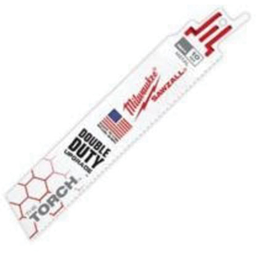 The Torch™ Sawzall® Blades, Bi-Metal, 10 TPI, 6" L x 1" W