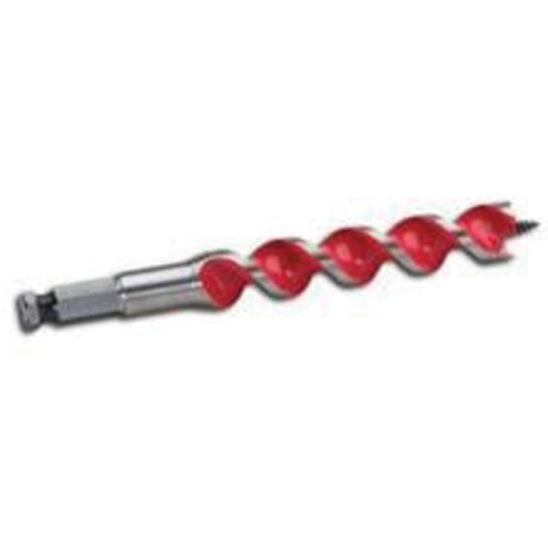 Ship Auger Drill Bit, 3/4" Diameter, 4" Flute, 7/16" Hex Shank