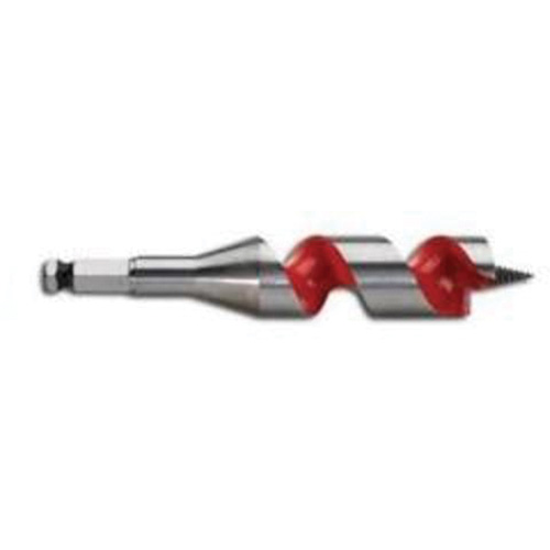 Ship Auger Drill Bit, 1-1/16" Diameter, 3" Flute, 7/16" Hex Shank