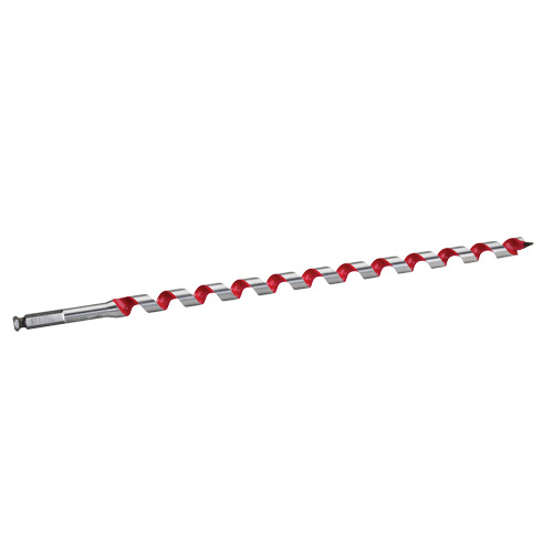Ship Auger Drill Bit, 3/4" Diameter, 15" Flute, 7/16" Hex Shank