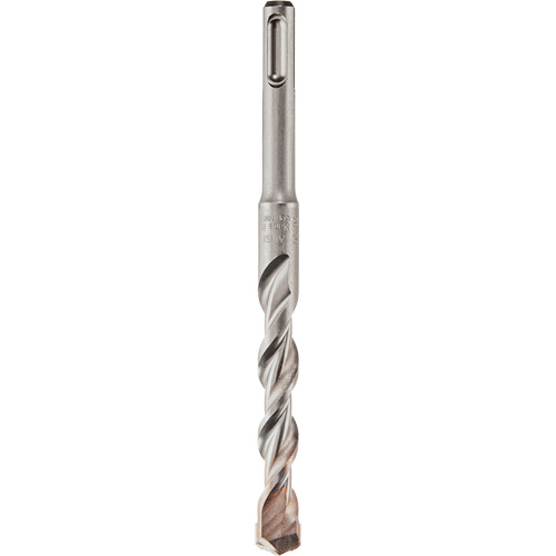 2-Cutter Rotary Hammer Drill Bit, 1-1/8", Spline Shank, Carbide