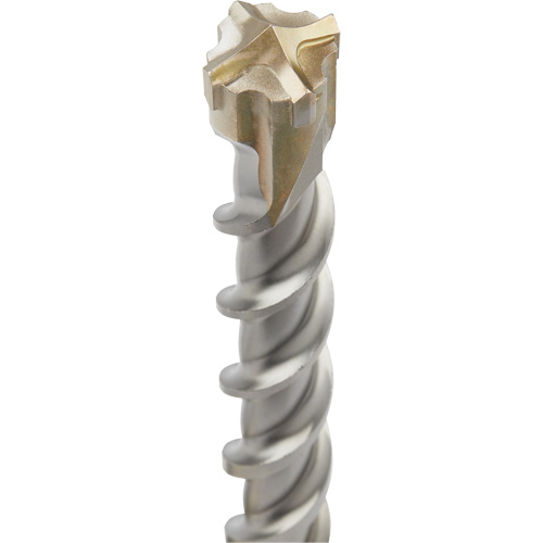 MX4™ 4-Cutter SDS-Plus Rotary Hammer Drill Bit, 1", SDS-Plus Shank, Carbide