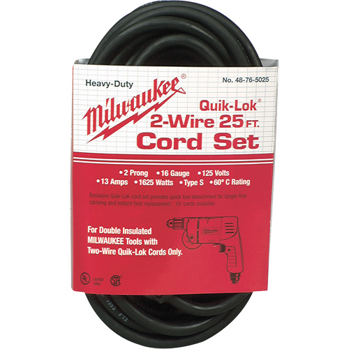 2-Wire Quik-Lok® Cord