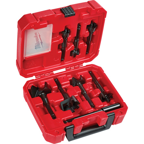 Contractor's Selfeed Bit Kit, 7 Pieces, High Speed Steel