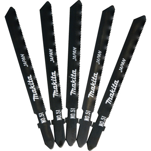 Jig Saw Blade, High Speed Steel, T-Shank, 3-1/2" L, 24 TPI