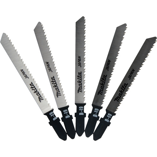 Jig Saw Blade, High-Carbon Steel, 3-17/32" L, 12 TPI