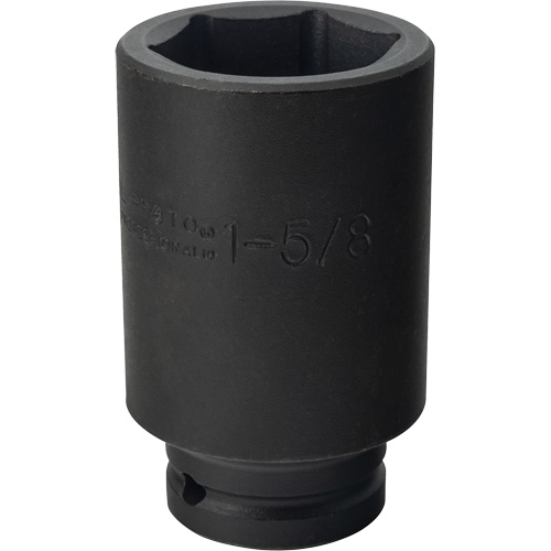 Socket, Impact, 1-5/8", 3/4" Drive, 6 Points, Deep