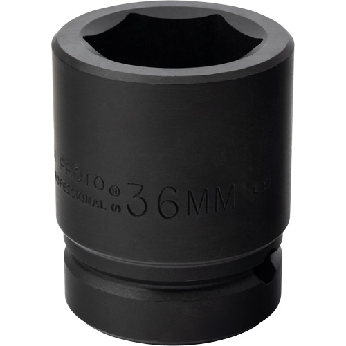 Socket, Impact, 36 mm, 1" Drive, 6 Points