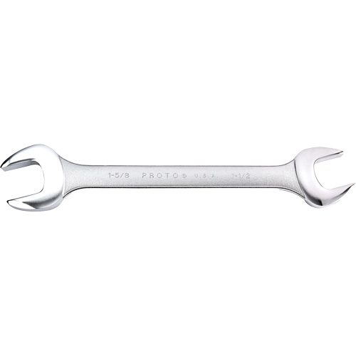 Open-End Wrench, 1-1/2" x 1-5/8", Satin
