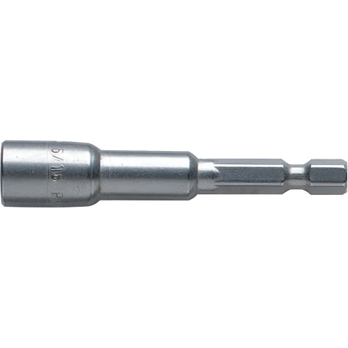 Nut Setter, 3/8" Tip, 1/4" Drive, 2-9/16" L, Non-Magnetic