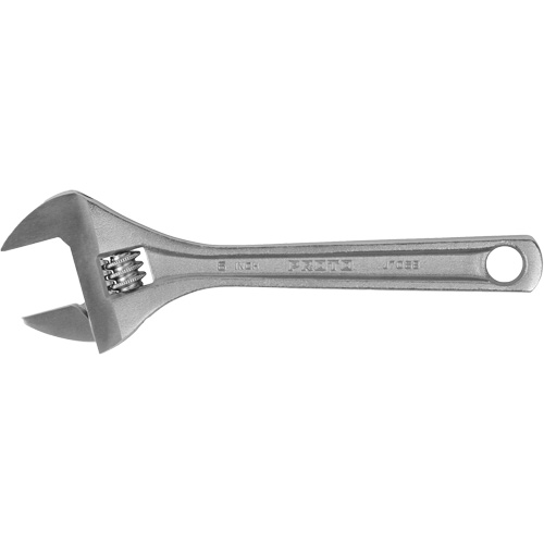 Adjustable Wrench, 6" L, Plain