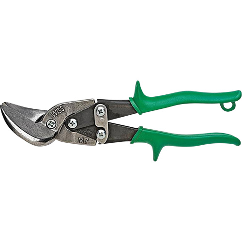 Metalmaster® Offset Snips, 1-1/4" Cut Length, Straight/Right Cut