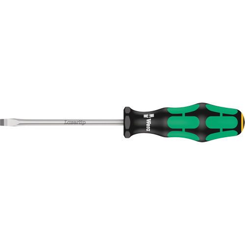 Tapered Slotted Screwdriver, 0.8 mm, 7-3/4" L, Plastic Handle
