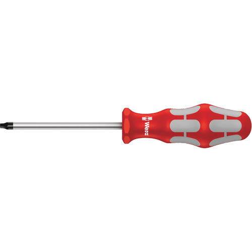 Square Plus Screwdriver, #1 Tip, Round, 7" L, Plastic Handle