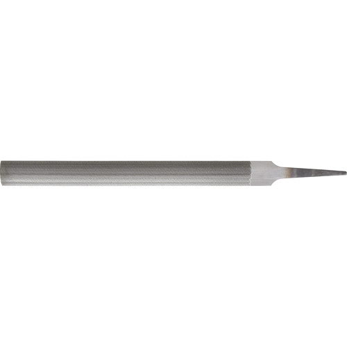 File, Half Round, 4" L, Smooth Cut