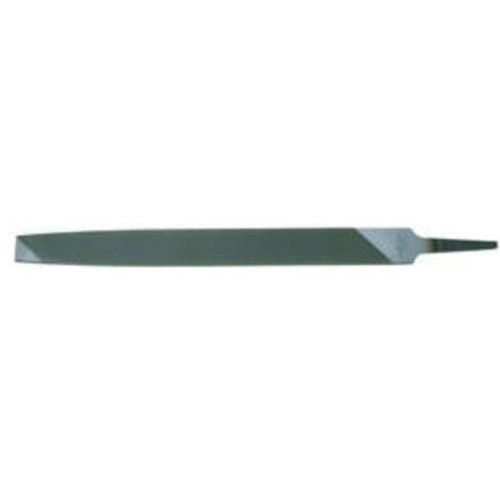 Long Angle Lathe File, Flat, 10", Bastard