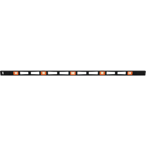 Top-Reading Level, I-Beam, 72" L, Aluminum, 5, Non-Magnetic