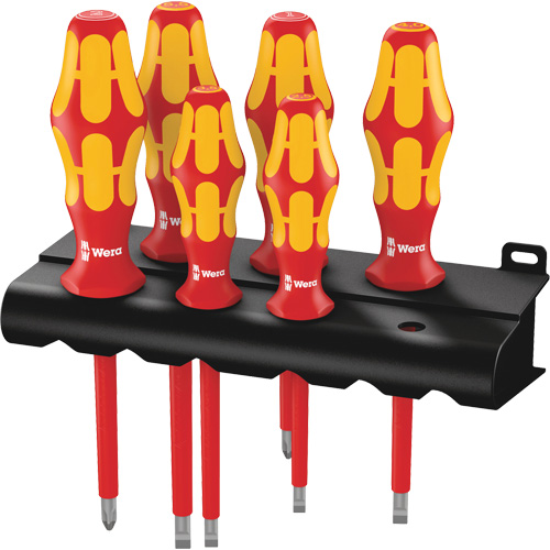 Insulated Screwdriver Set, 1000 V, 6 Pcs