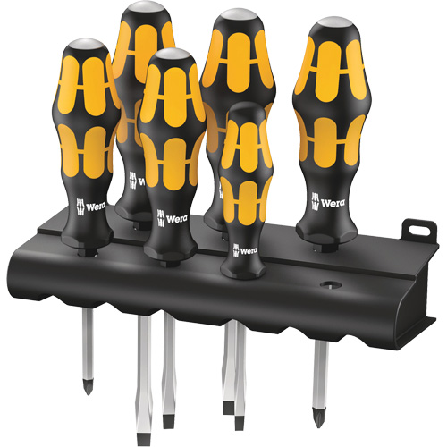 Series 900 Screwdriver set Chiseldriver & Rack, 6 Pcs.